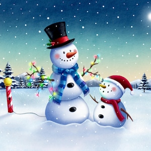 Lot de 10 - Cartes de Noël
