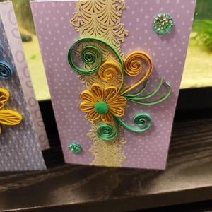 carte quilling, carte anniversaire, carte pour elle ou pour lui, carte fille