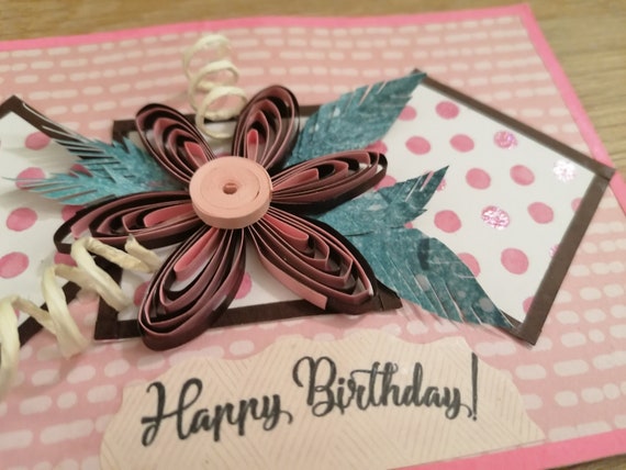 Greeting Card Holiday Cards Christmas Card Quilling Etsy