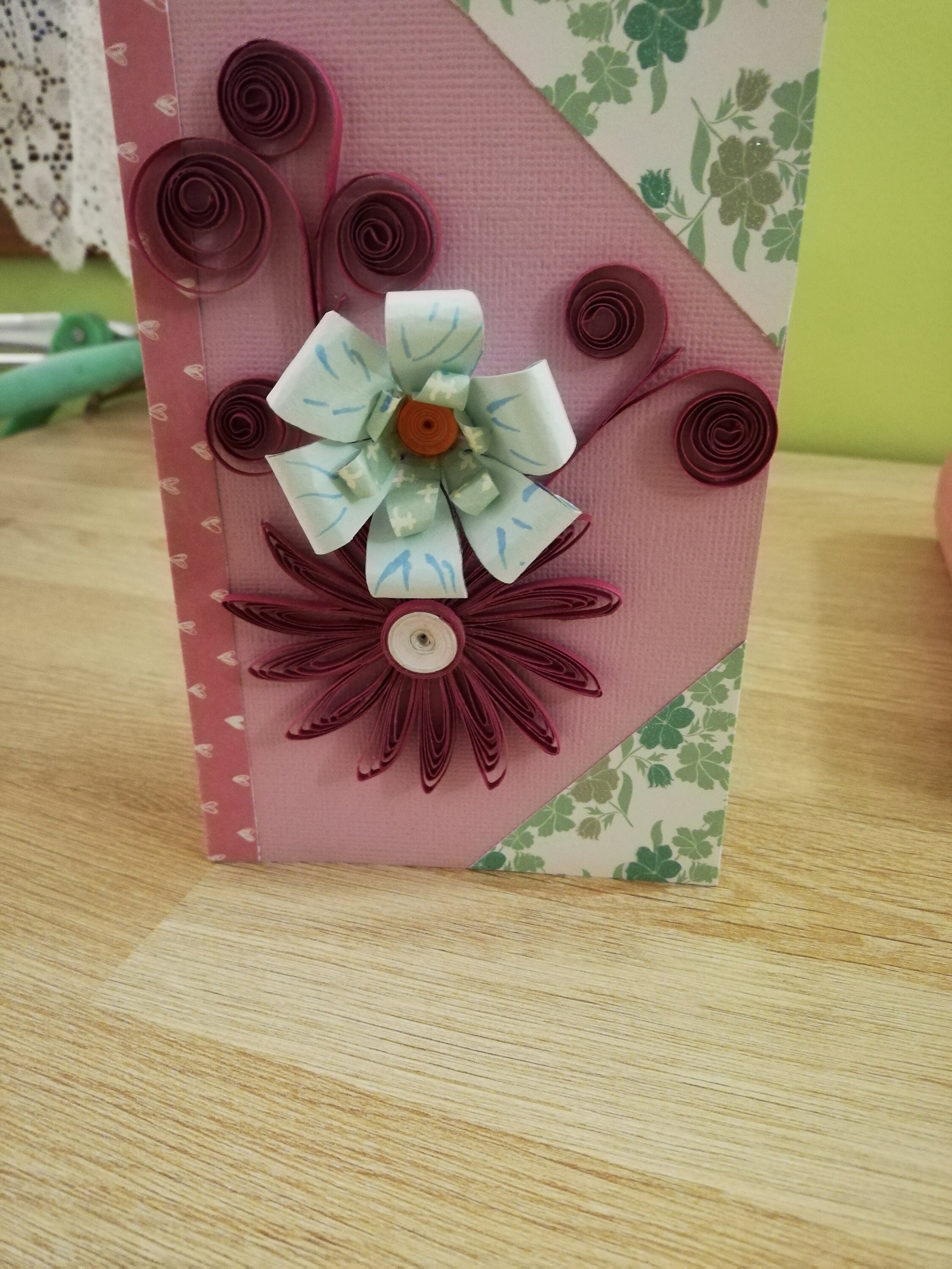 Girl Birthday Card Quilling Card Quilling Birthday Card Etsy