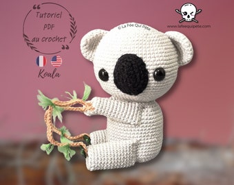 Koala / Crochet pattern / PDF file / French (FR) and English (US)