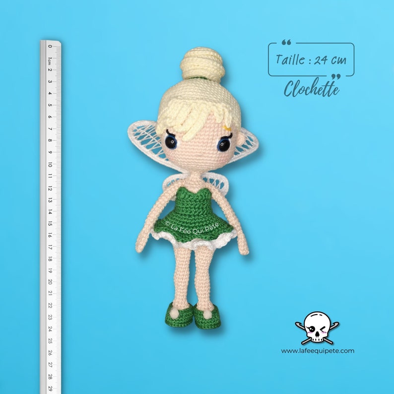 Tinkerbell / Crochet pattern / PDF file / French FR and English US image 4