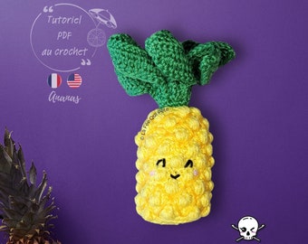 Pineapple / Crochet pattern / PDF file / French (FR) and English (US)