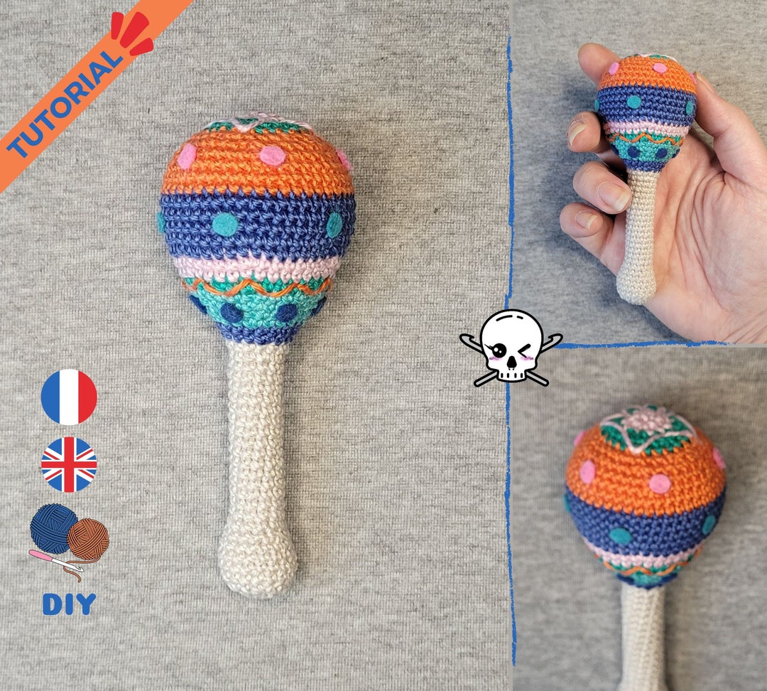 Maracas / Crochet Pattern / PDF File / French and English Etsy