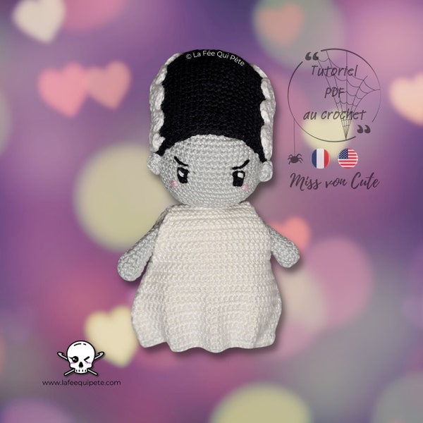 Halloween collection - Miss von Cute / Crochet pattern / PDF file / French (FR) et English (US)