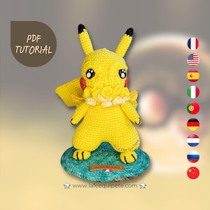 Pikacthulhu / Crochet tutorial / PDF files (multilingual)