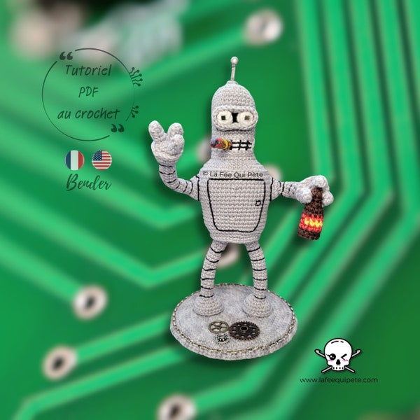 Bender / Crochet pattern / PDF file / French (FR) and English (US)