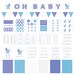 Printable Baby Boy Shower Suite - Etsy