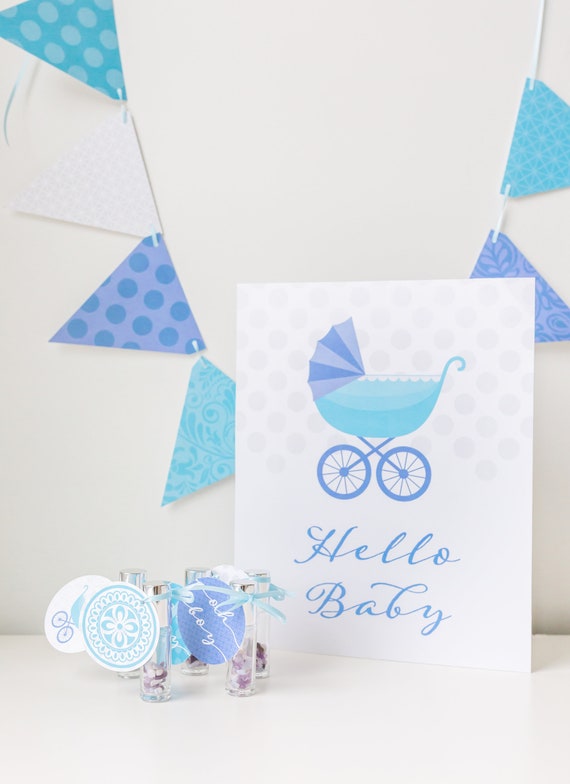 Printable Baby Boy Shower Suite | Etsy