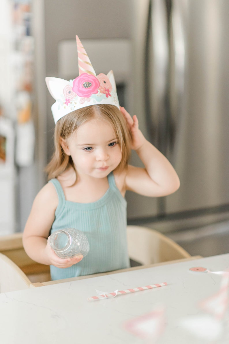 printable unicorn crown etsy