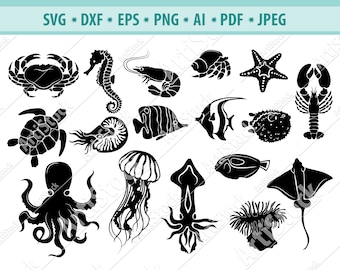 Download Sea Life Svg Etsy