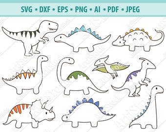 Download Cute Dinosaur Svg Etsy PSD Mockup Templates