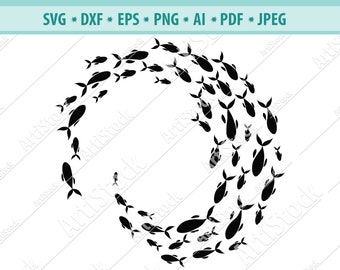Download Fish Circle Svg Etsy