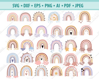 Download Rainbow svg file | Etsy