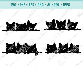 Download Cats Svg Etsy 3D SVG Files Ideas | SVG, Paper Crafts, SVG File