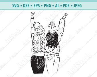 Bff Svg Etsy