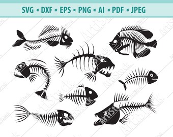 Download Fish Bone Svg Etsy