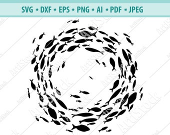 Download Fish Circle Svg Etsy
