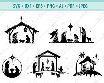 Download Nativity Svg Etsy