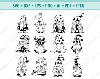 Download Gnome Svg Etsy