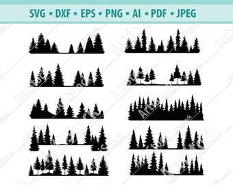 Download Winter Forest Svg Etsy