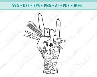 Free Free Love Hairdresser Svg 108 SVG PNG EPS DXF File