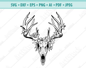 Download Animal Skull Svg Etsy