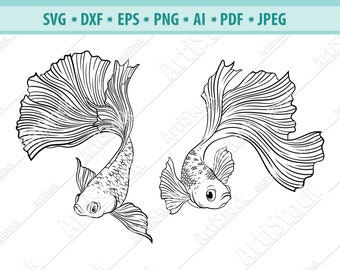 Download Aquarium Fish Svg Etsy