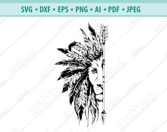 Free Free 227 Boho Lion Svg SVG PNG EPS DXF File