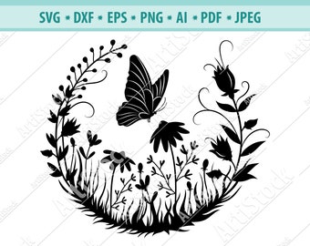 Free Free 113 Butterfly Vine Svg SVG PNG EPS DXF File