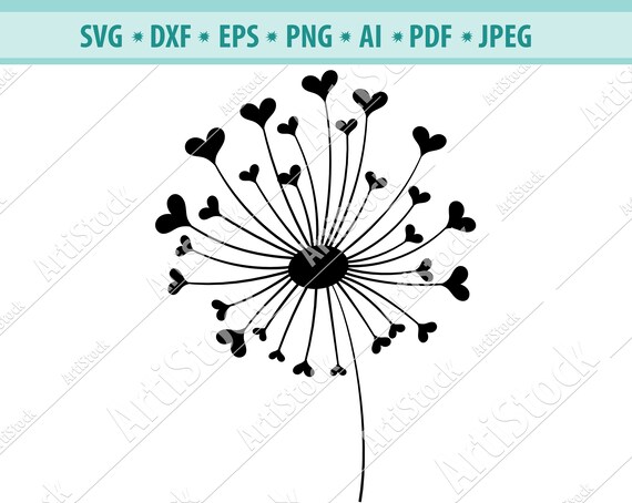 Free Free Heart Dandelion Svg 691 SVG PNG EPS DXF File