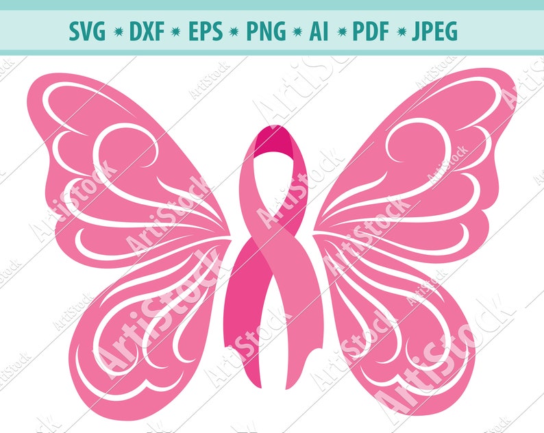 Free Free 154 Awareness Ribbon Butterfly Svg SVG PNG EPS DXF File