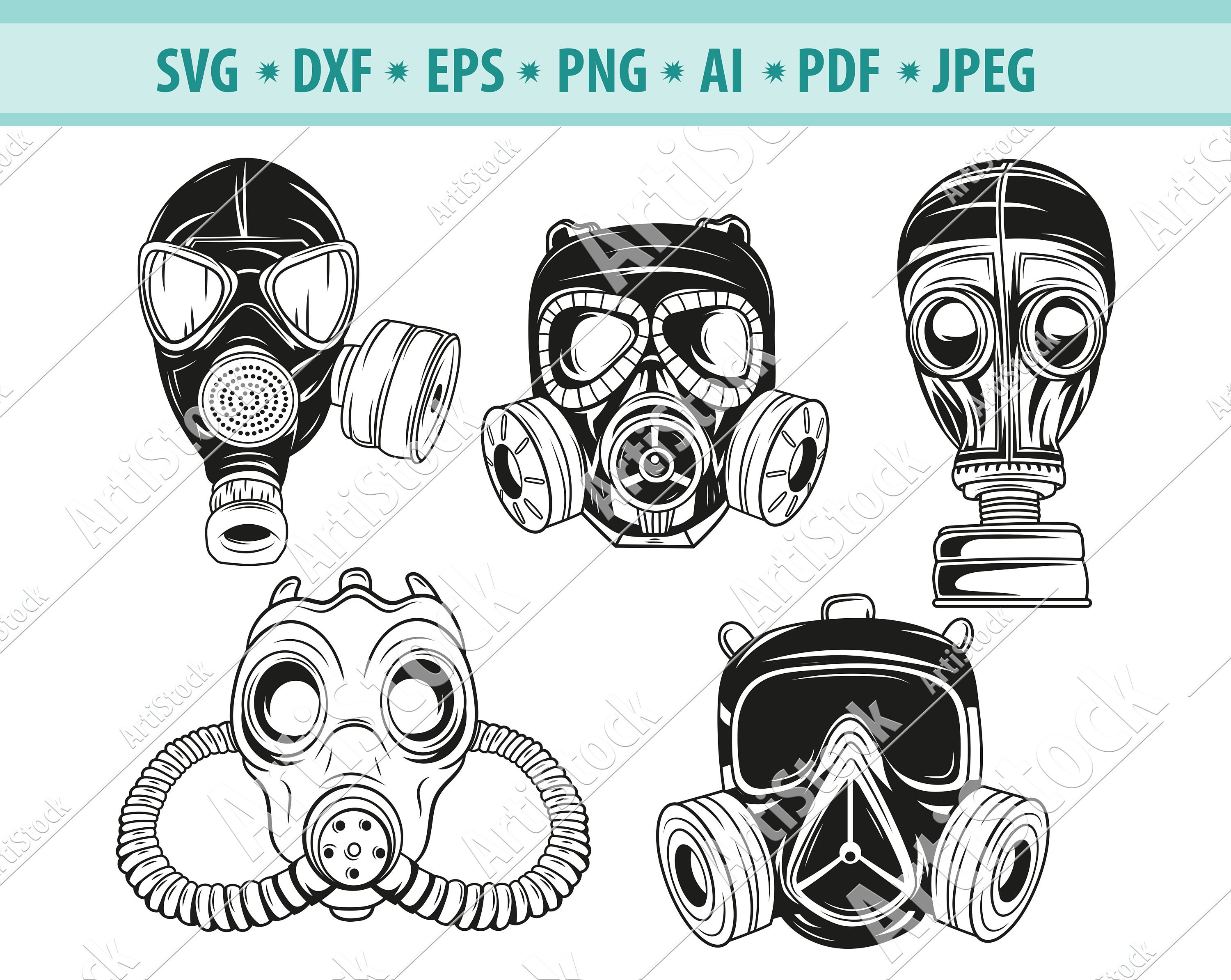 Gas Mask Svg Mask Svg Protective Mask Svg Civilian Gas Mask Etsy Canada