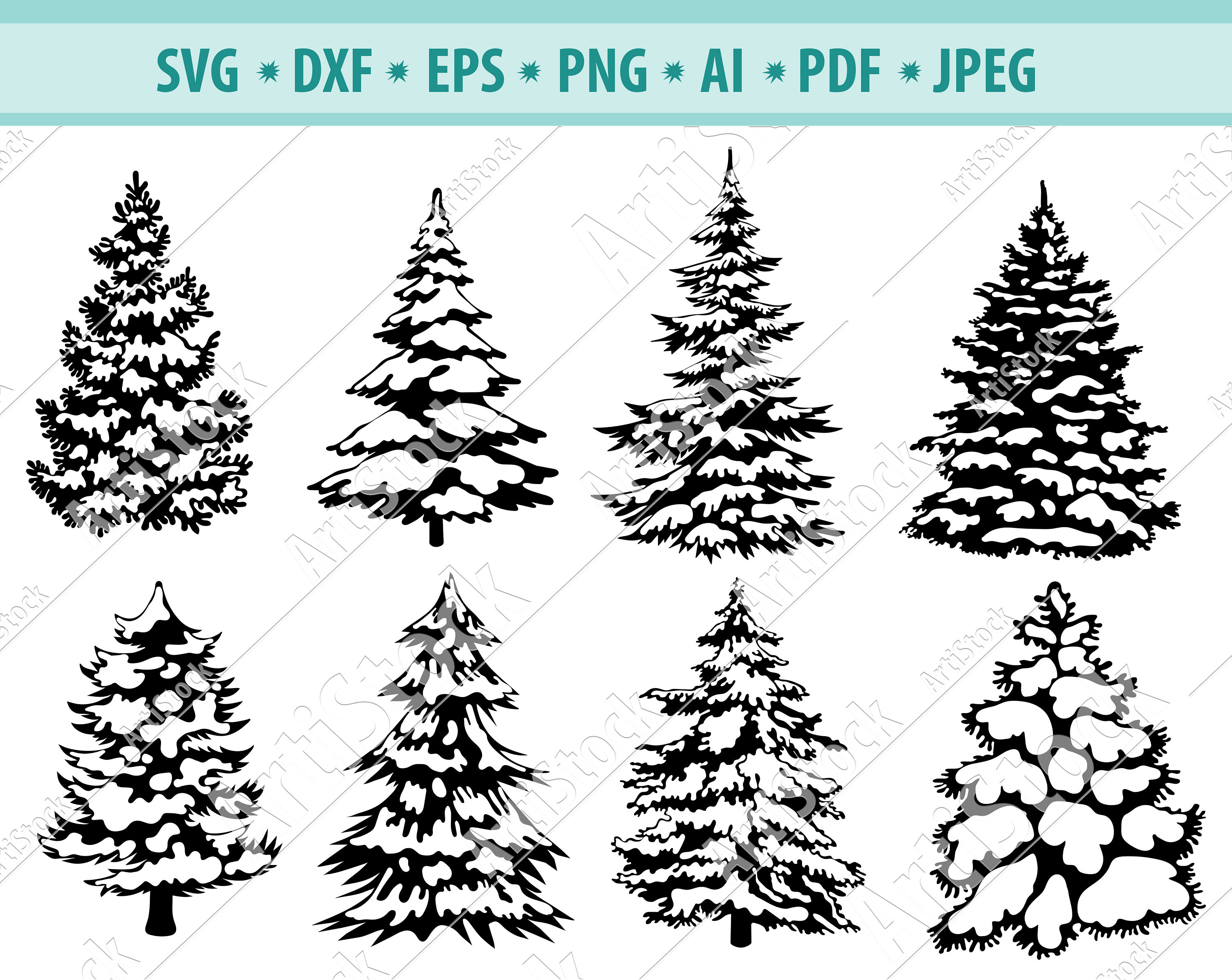 Christmas Tree Svg Christmas Svg Christmas Tree Cut File - Etsy