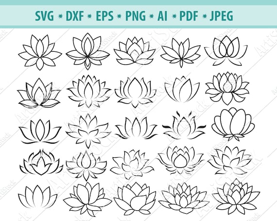 Free Free 116 Lotus Flower Svg File SVG PNG EPS DXF File