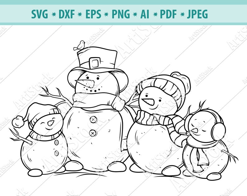 Free Free Snowman Family Svg Free 47 SVG PNG EPS DXF File