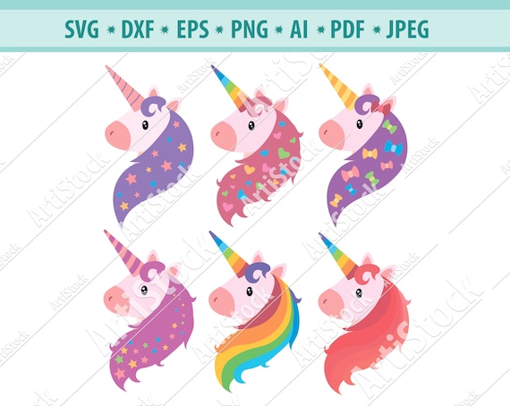 Download Unicorn Svg File Unicorn Face Svg Unicorn Birthday Svg Unicorn Etsy