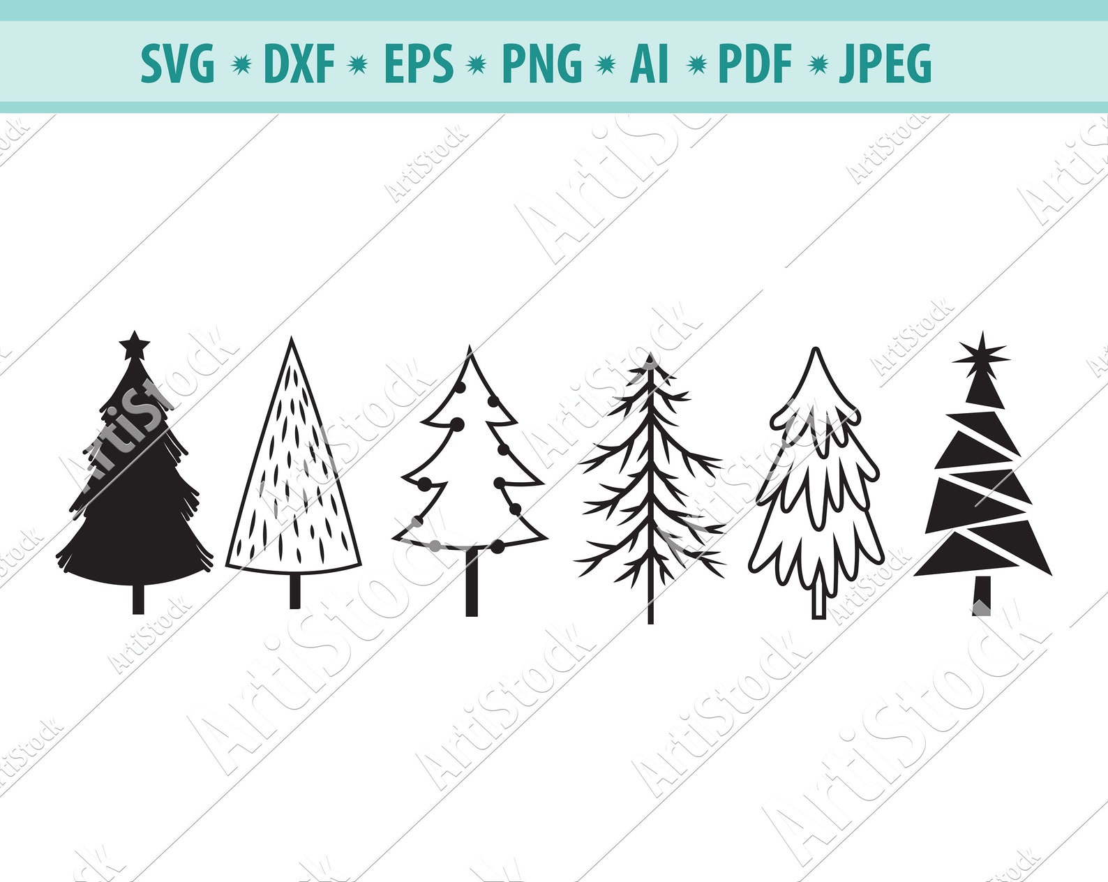 Christmas Tree Svg Christmas Svg Christmas Tree Cut File - Etsy