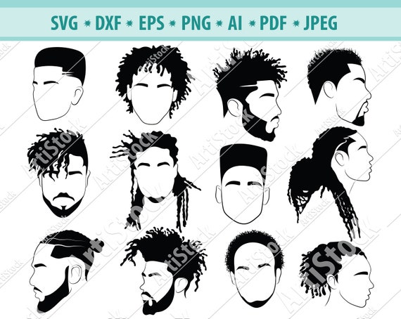 Vector Single Sketch Male Face Men Hairstyle Stock Illustration - Download  Image Now - 2015, Adult, Barber - iStock
