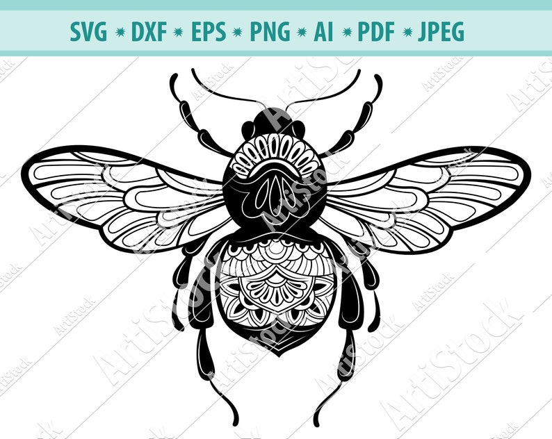 Download Bee Mandala Svg Bee Clipart File For Cricut Bee Shirt Design Mandala Svg Designs Bee Svg Files Bee Decal Bee Cut Files Zentangle Svg Clip Art Art Collectibles Efp Osteology Org