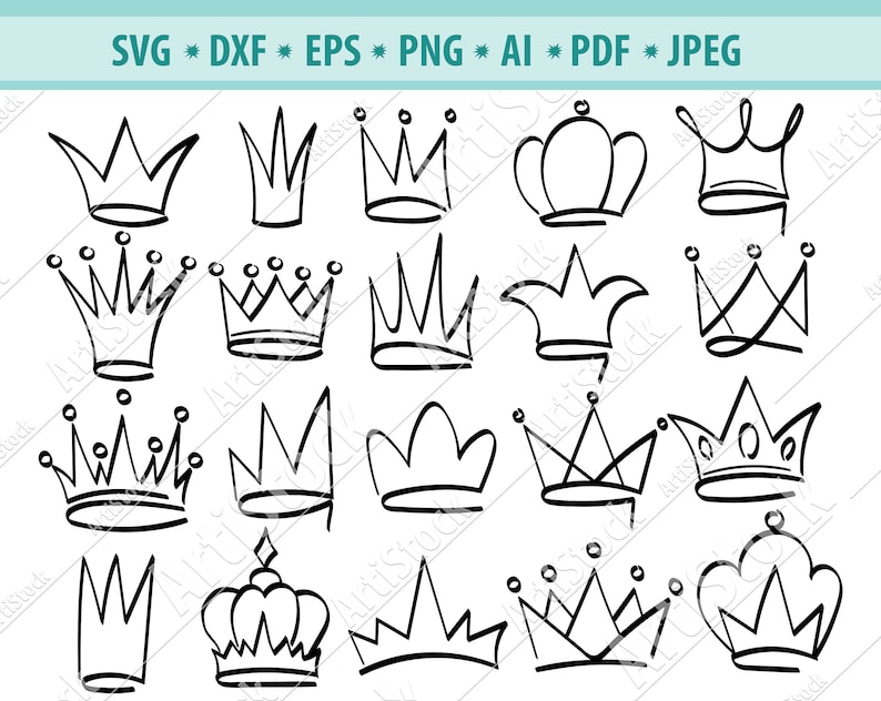Download Crown Files For Silhouette Tiara Svg Eps Png Dxf Crown Clipart Svg Vector Files Svg Crown Svg Svg King Crownsvg Files For Cricut Clip Art Art Collectibles Vadel Com
