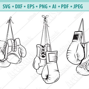 Guante de boxeo SVG, Guante svg, Boxeo svg, Lucha svg, Mma svg, Sport svg, Boxe svg, Guantes clipart, Boxe archivo de corte, Silueta, Dxf, Png, Jpg