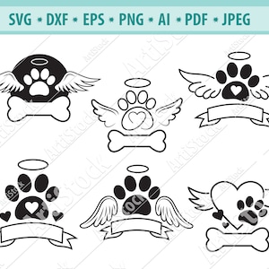 Paw Print With Heart Clip Art Png -  UK