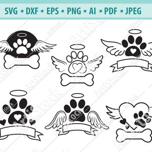 Paw Print With Heart Clip Art Png -  UK