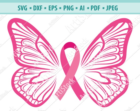 Free Free 207 Butterfly Breast Cancer Ribbon Svg SVG PNG EPS DXF File