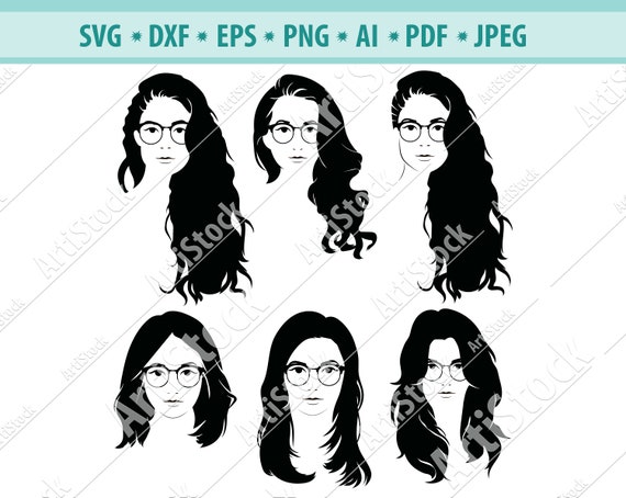 Download Woman S Face Svg Woman Svg File Girl Svg Instantly Etsy