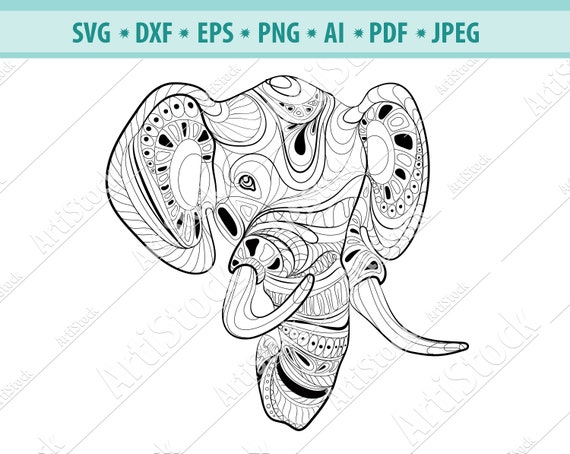 Free Free 74 Tribal Elephant Svg Free SVG PNG EPS DXF File