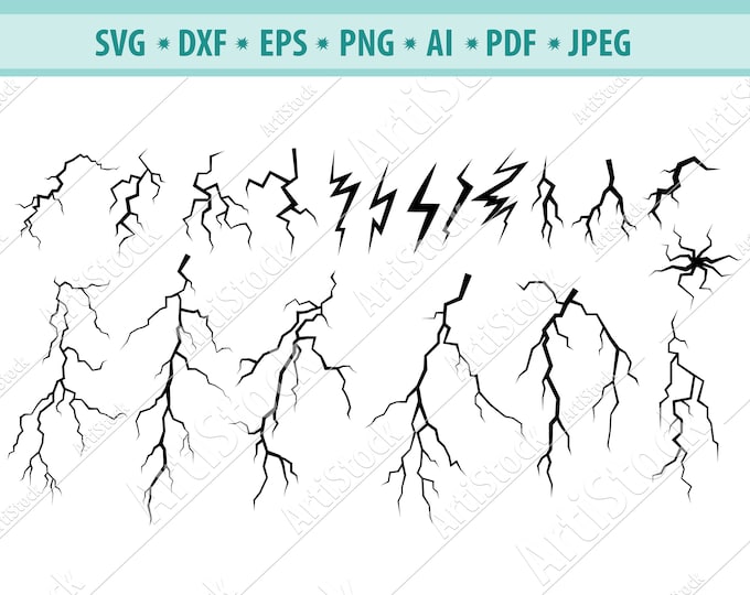 Lightning Strike Stencil Lightning Bolt Stencil Reusable Color Draw Lightning Strike Stencil Lightning Bolt Stencil Reusable Color Draw