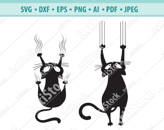 funny black cat icon vector illustration design Stock Vector Image