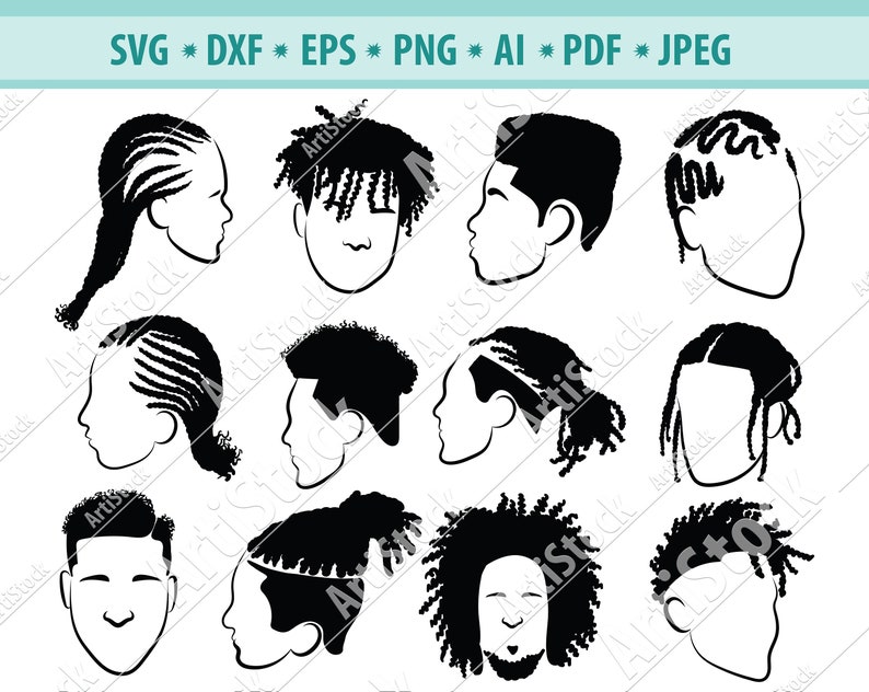 Afro hairstyles SVG Afro silhouette Black Man bundle svg Hairstyle men svg Hair Dreadlocks SVG Digital Download Circuit Cut Afro Man Clip Art Art & Collectibles Afro hairstyles SVG Afro silhouette Black Man bundle svg Hairstyle men svg Hair Dreadlocks SVG Digital Download Circuit Cut Afro Man Clip Art Art & Collectibles
